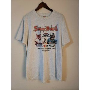 Super Bowl XXXIX New England Patriots Eagles Vintage T Shirt XL